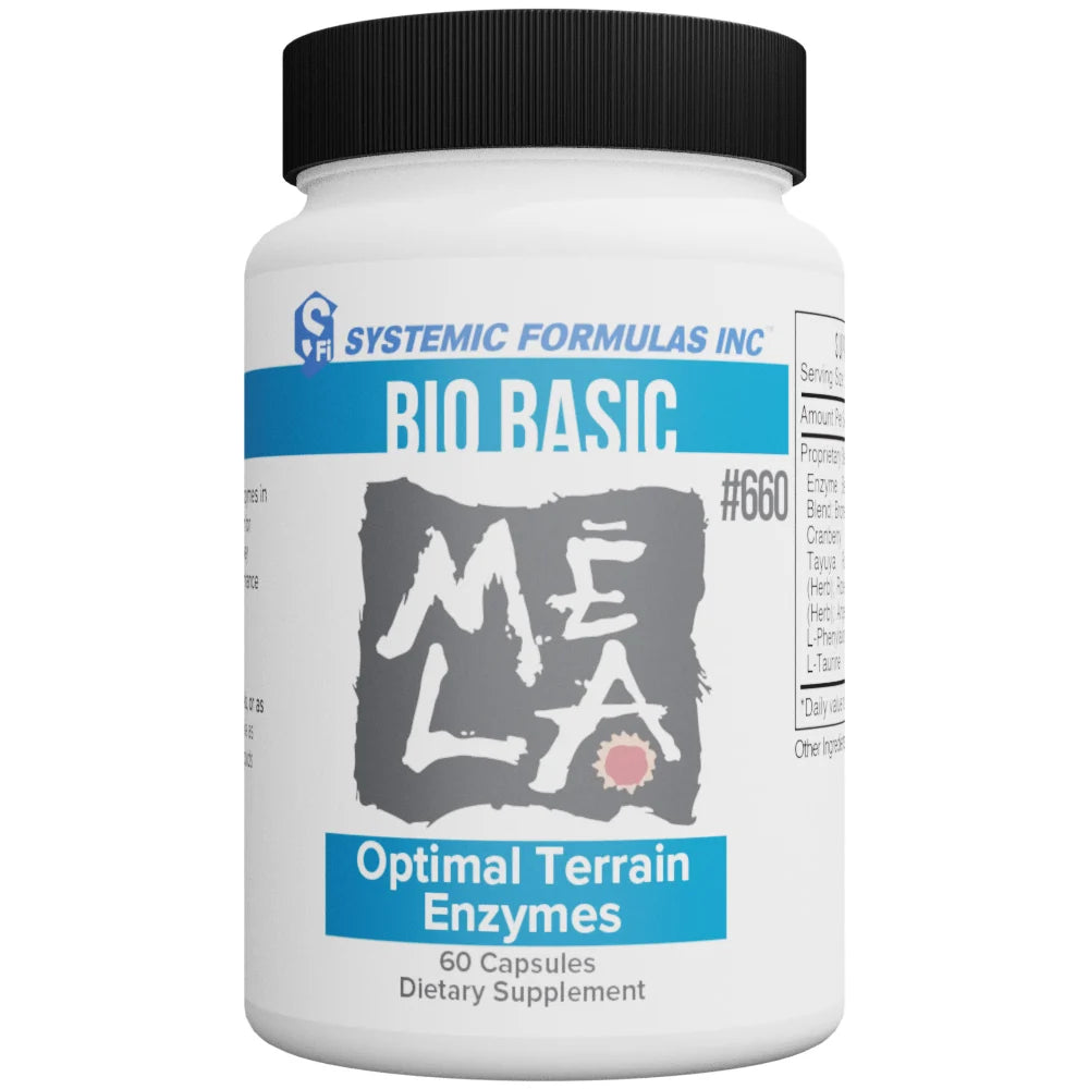 Systemic Formulas: #660 - MELA - OPTIMAL TERRAIN ENZYMES