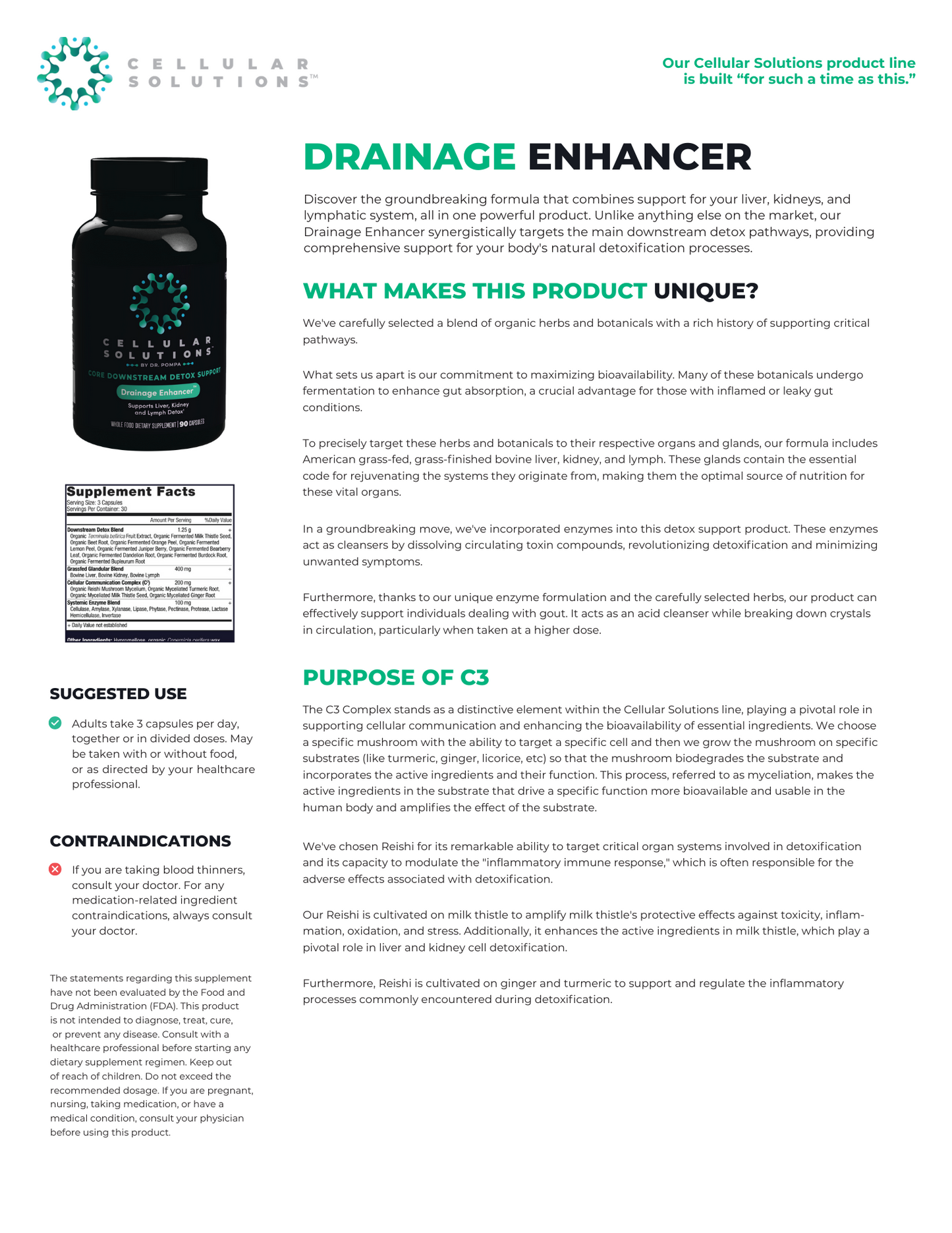 Drainage Enhancer