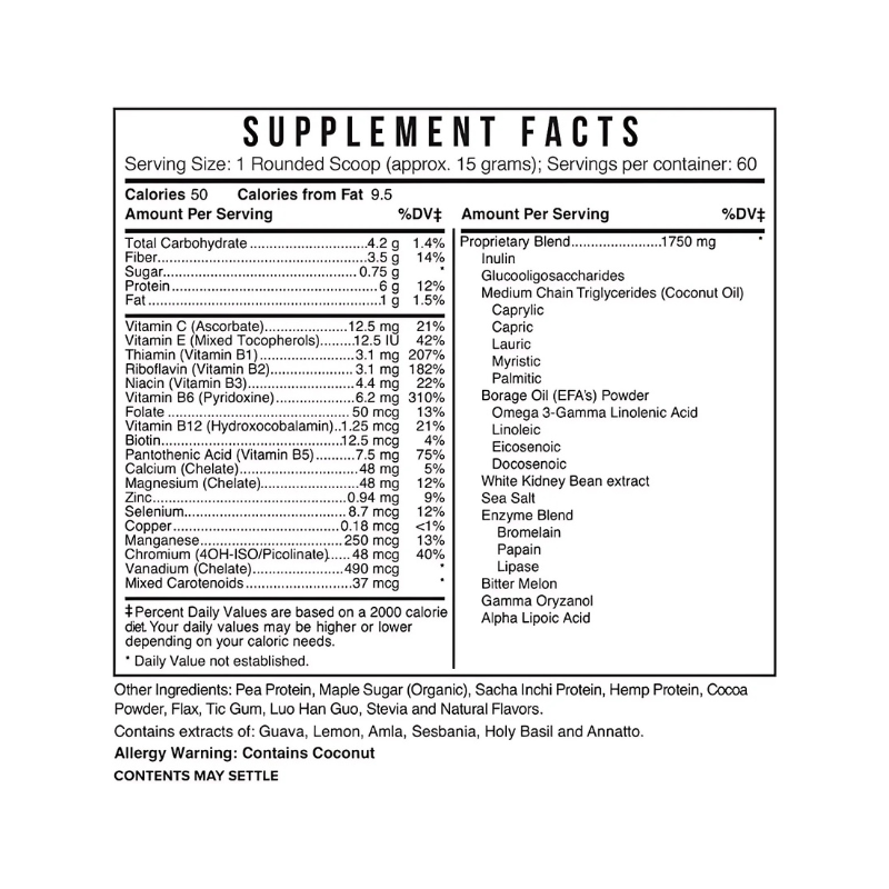 Systemic Formulas: #625 - ACCELL METABO-SHAKE (CHOCOLATE)