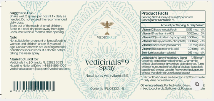 Vedicinals9 Spray