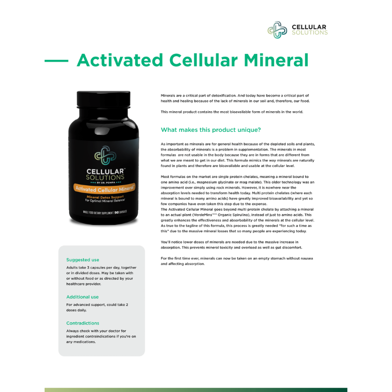 Activated Cellular Mineral