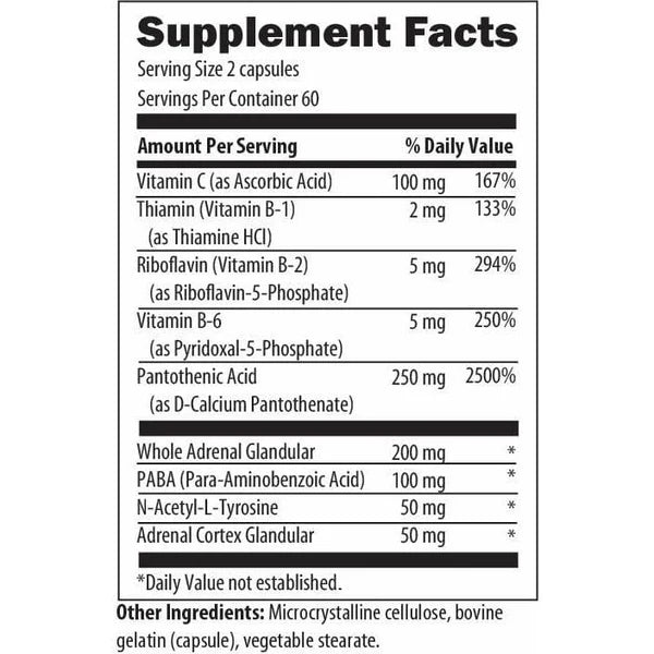 TCF - AdrenaBuild (formerly Adrenal Complex) 120 capsules