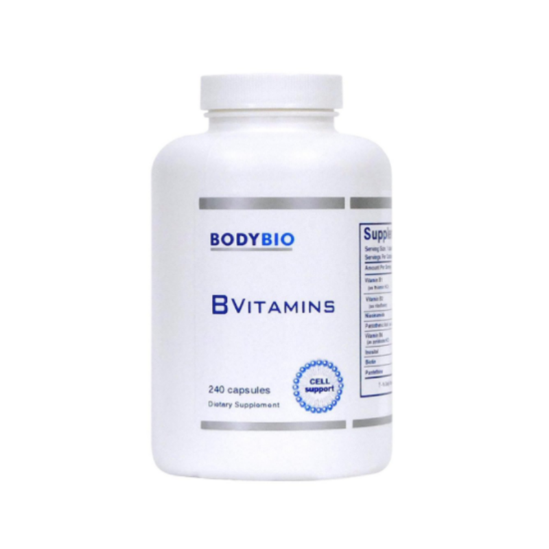 BodyBio - Vitamin B+ - Hi Potency - 240 capsules