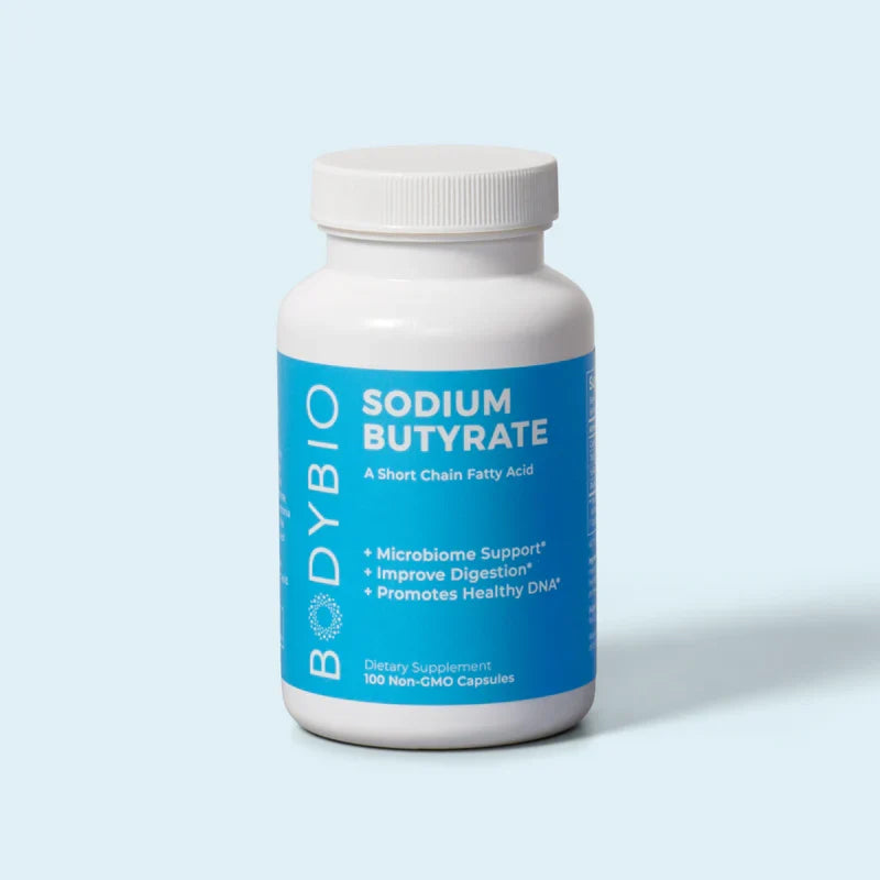 BodyBio - Sodium Butyrate - 60 capsules