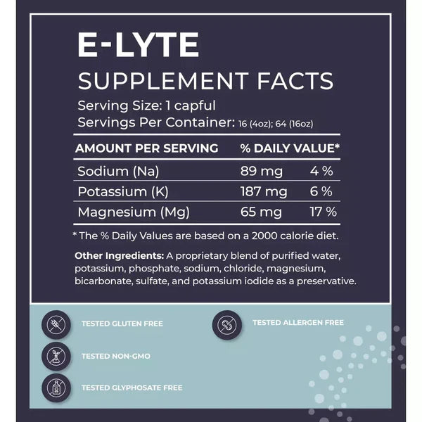 Electrolyte Concentrate E-lyte - 16 fl oz. bottle