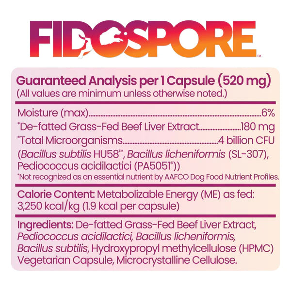 MicroBiome Labs - Fidospore - 30 capsules