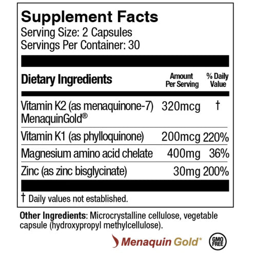 MicroBiome Labs - MegaQuinone K2-7 - 60 capsules