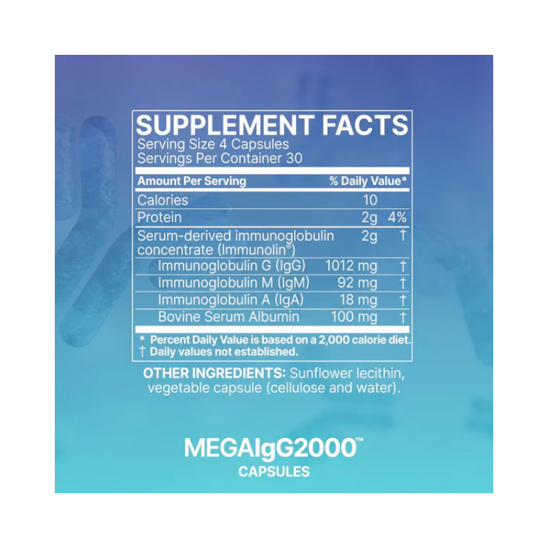 MicroBiome Labs - MegaIgG2000 - 120 capsules