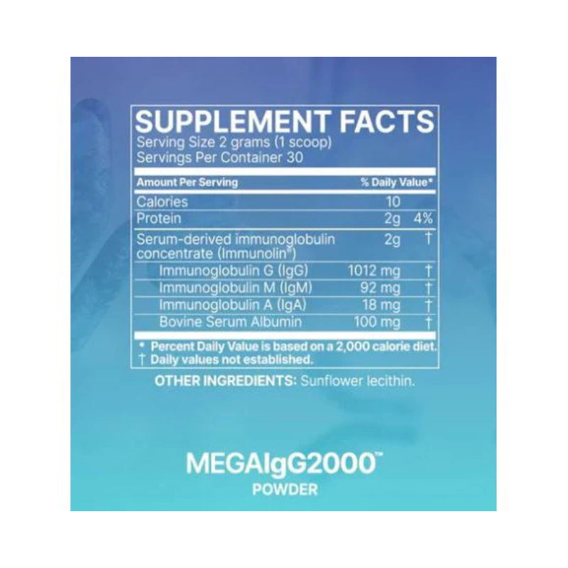 MicroBiome Labs - MegaIgG2000 - Powder 2.1oz