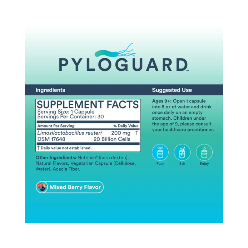 MicroBiome Labs - PyloGuard - 30 capsules