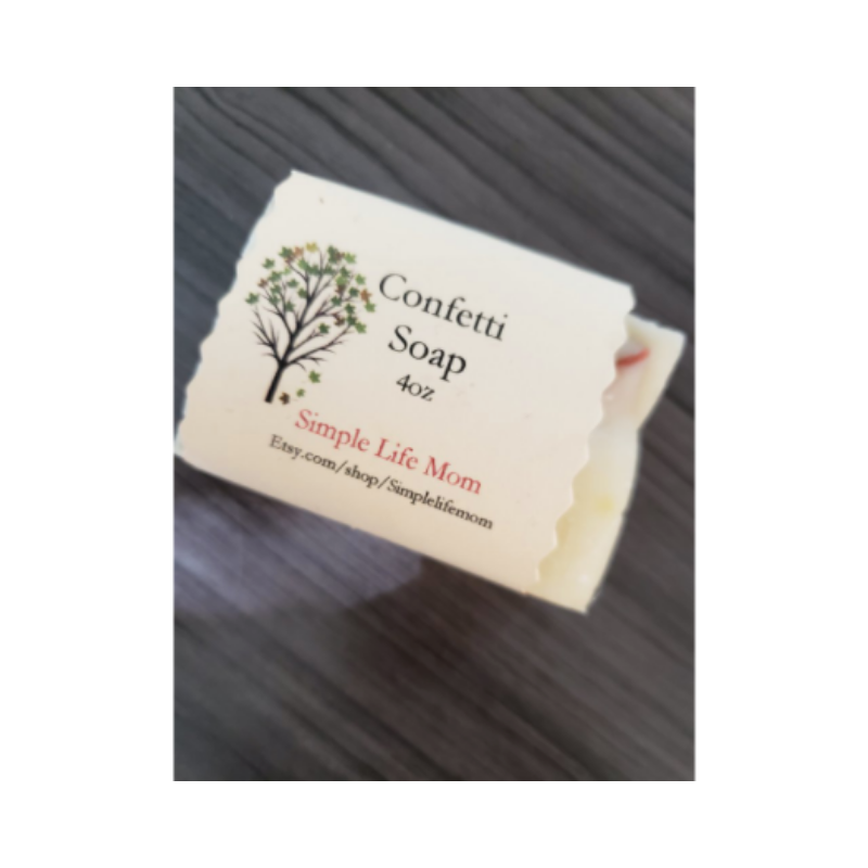 Simple Life Mom - Confetti Soap 4oz.