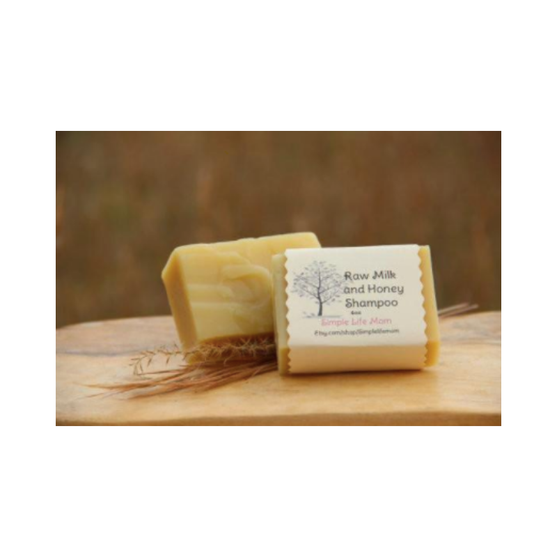 Simple Life Mom - Raw Milk and Honey Shampoo Bar - 4oz