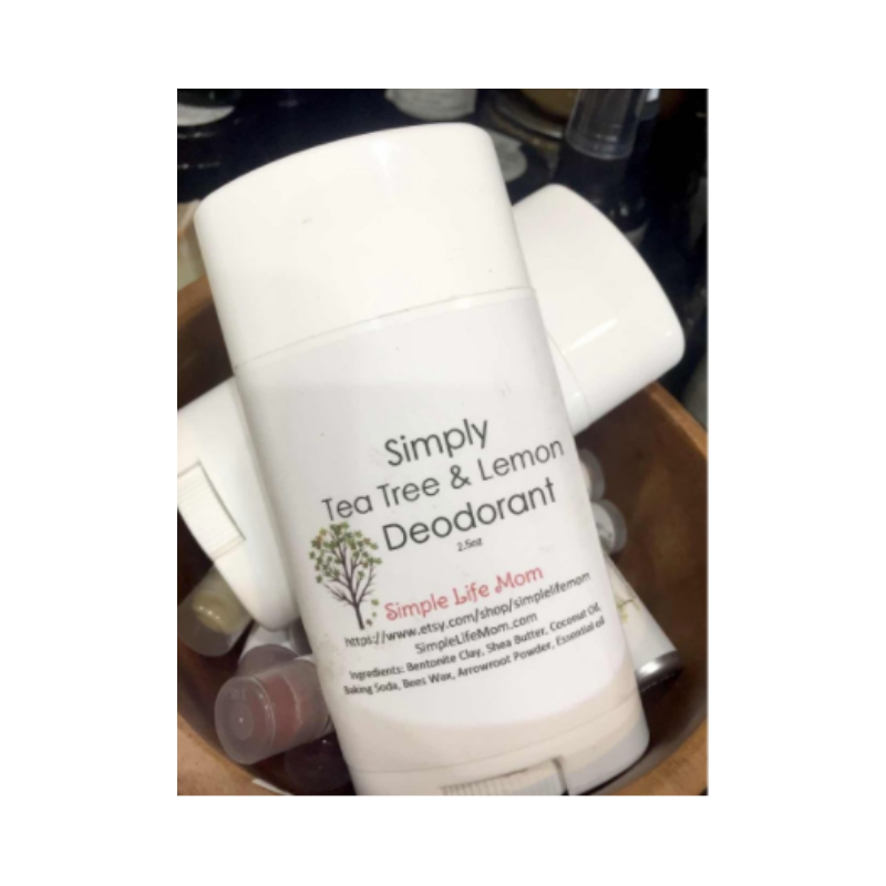 Simple Life Mom - Simply Tea Tree & Lemon Deodorant - 2.5 oz