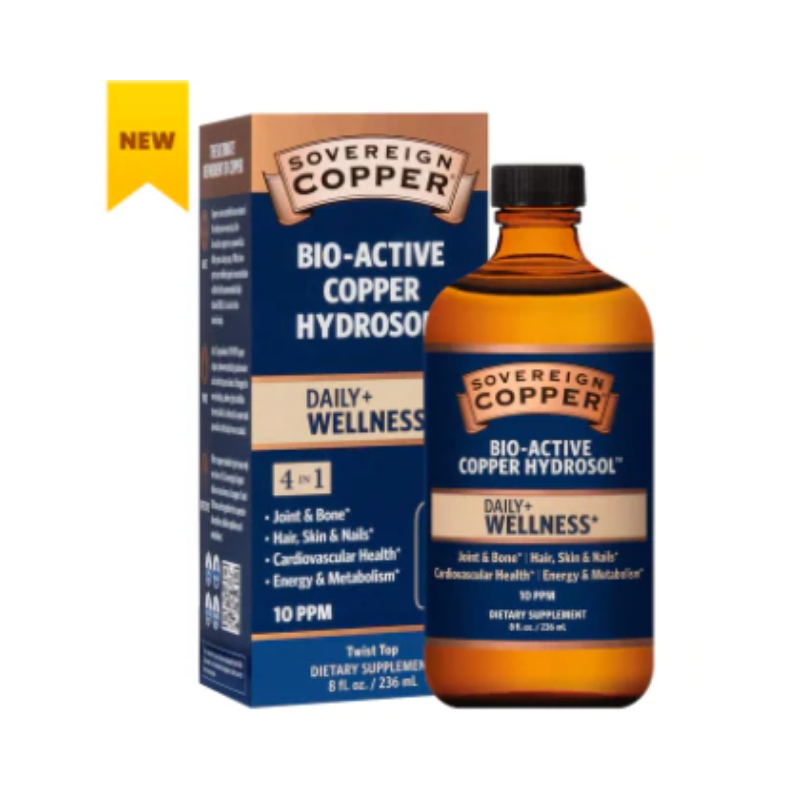 Sovereign Copper - Bio-Active Copper Hydrosol - 8 fl oz