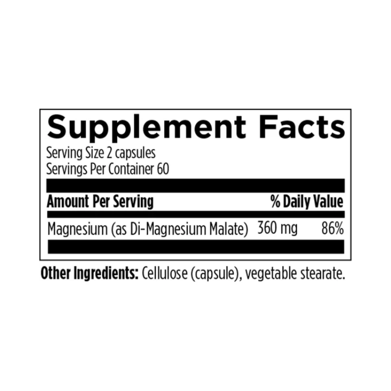 TCF - CytoMagAbsorb - Magnesium Malate 120 vegetarian capsules