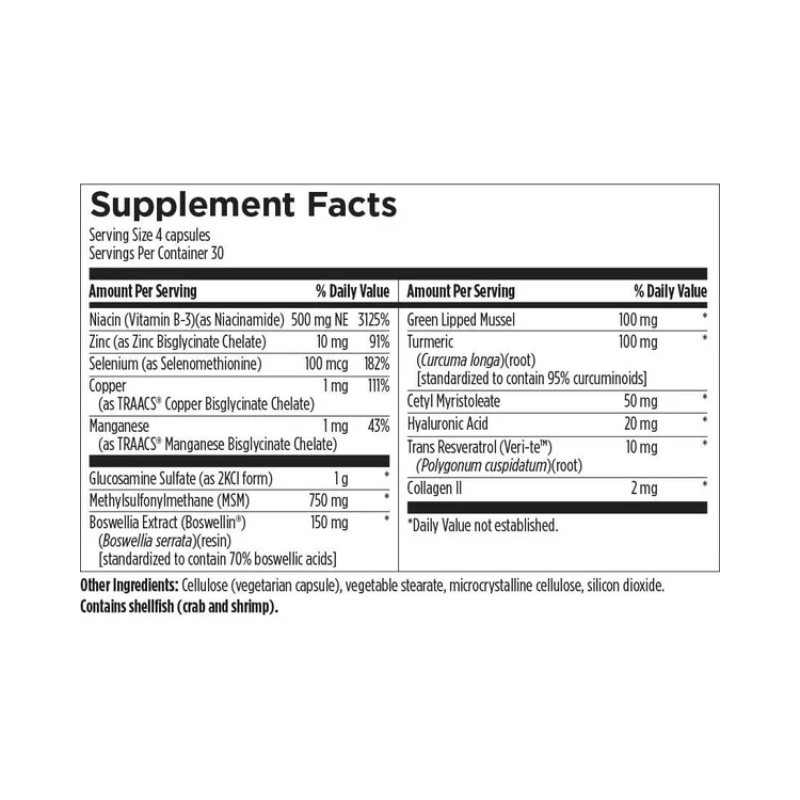 TCF - TruJointCalm™ - 120 vegetarian capsules