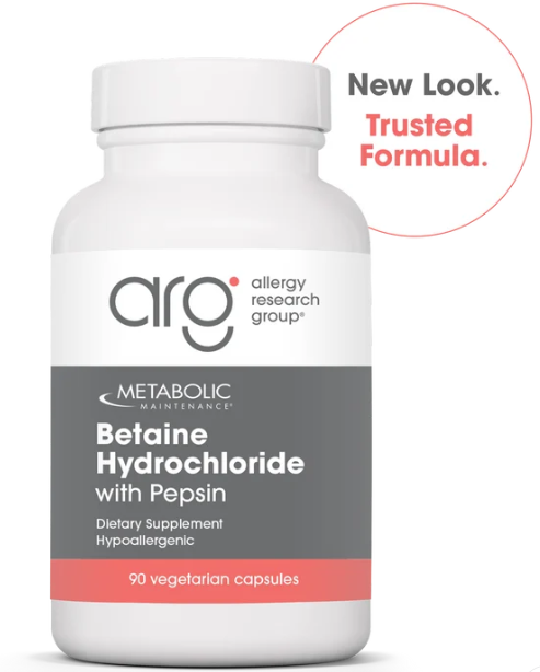 Betaine Hydrochloride with Pepsin