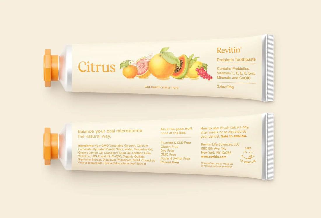 Revitin Natural Toothpaste - 3.4 oz tube