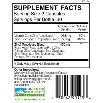 TCF - Zinc7 - 60 capsules