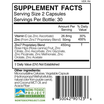 TCF - Zinc7 - 60 capsules