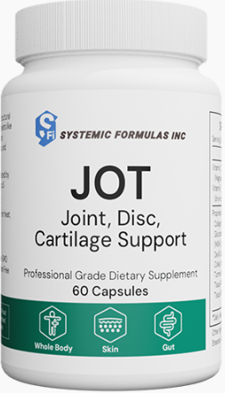 Systemic Formulas: #133 - JOT - JOINT, DISC, CARTILAGE SUPPORT