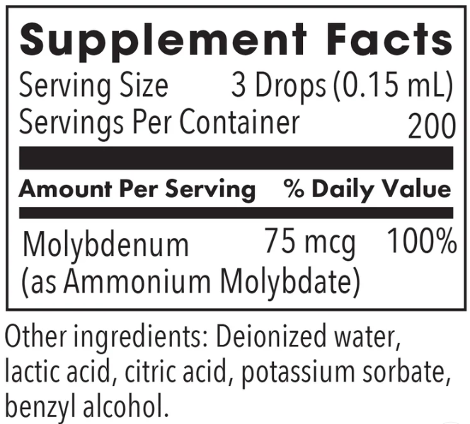 Liquid Molybdenum - 1oz