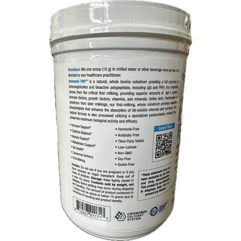 NuMedica - ImmunoG PRP Colostrum - 300 grams - 30 Servings
