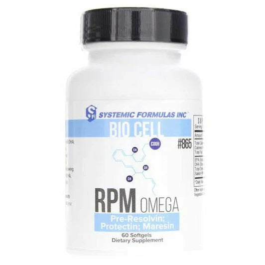 Systemic Formulas: #865 - RPM OMEGA - 60 softgels