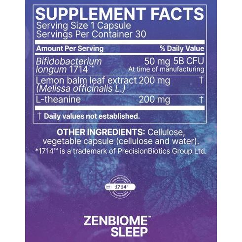 MicroBiome Labs - ZenBiome Sleep - 30 capsules